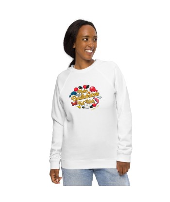 Sweatshirt écologique raglan unisexe Make Bouillabaisse Not War Oh Bonne Mer en linge