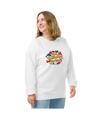 Sweatshirt écologique raglan unisexe Make Bouillabaisse Not War Oh Bonne Mer en linge