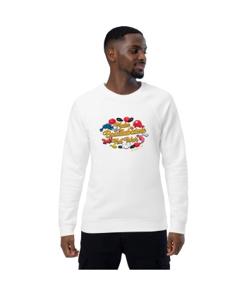 Sweatshirt écologique raglan unisexe Make Bouillabaisse Not War Oh Bonne Mer en linge