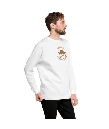 Sweatshirt premium unisexe Authentic Skiing Cowboy grand motif brodé old gold les ligaments