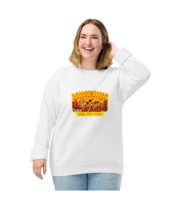 Sweatshirt écologique raglan unisexe Roller Disco 1975 la colonne vertébrale