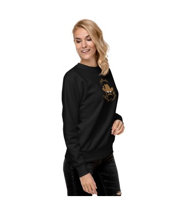 Sweatshirt premium unisexe Authentic Skiing Cowboy grand motif brodé old gold les ligaments