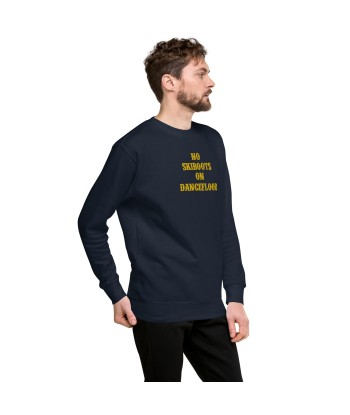 Sweatshirt premium unisexe No Skiboots on Dancefloor grand motif brodé outlet