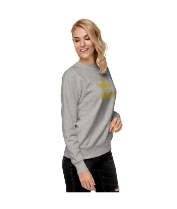 Sweatshirt premium unisexe No Skiboots on Dancefloor grand motif brodé outlet