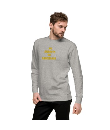 Sweatshirt premium unisexe No Skiboots on Dancefloor grand motif brodé outlet