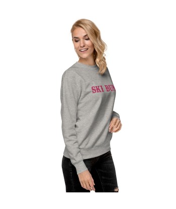 Sweatshirt premium unisexe Ski Bum Flamingo grand motif brodé hantent personnes