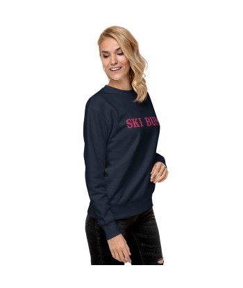 Sweatshirt premium unisexe Ski Bum Flamingo grand motif brodé hantent personnes