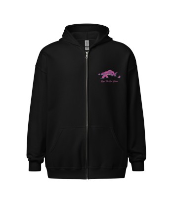 Sweat à capuche épais unisexe à fermeture éclair Octopus Purple (face & dos) pour bénéficier 