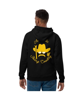 Sweat à capuche premium écologique Authentic Skiing Cowboy Gold (face & dos) Jusqu'à 80% De Réduction