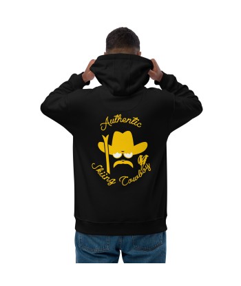 Sweat à capuche premium écologique Authentic Skiing Cowboy Gold (face & dos) Jusqu'à 80% De Réduction