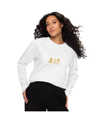 Sweatshirt écologique raglan unisexe Oh Bonne Mer 2 l'évolution des habitudes 