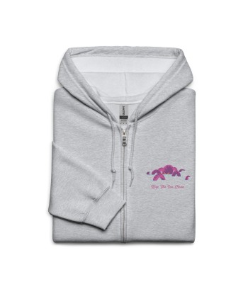 Sweat à capuche épais unisexe à fermeture éclair Octopus Purple (face & dos) pour bénéficier 