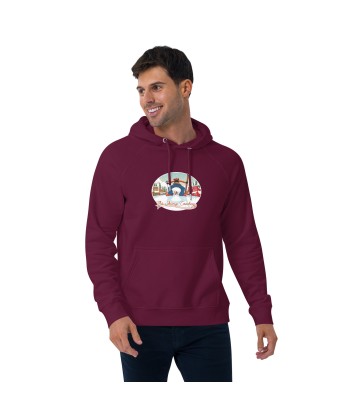 Sweat à capuche écologique Raglan unisexe Skiing Duel sélection de produits