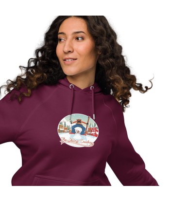 Sweat à capuche écologique Raglan unisexe Skiing Duel sélection de produits