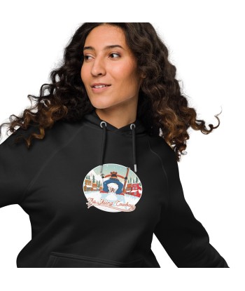 Sweat à capuche écologique Raglan unisexe Skiing Duel sélection de produits