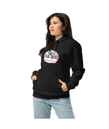 Sweat à capuche écologique Raglan unisexe Skiing Duel sélection de produits