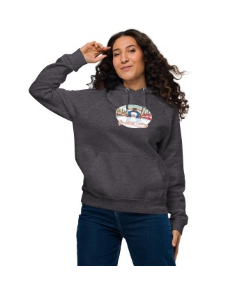 Sweat à capuche écologique Raglan unisexe Skiing Duel sélection de produits