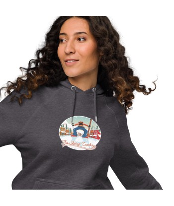 Sweat à capuche écologique Raglan unisexe Skiing Duel sélection de produits