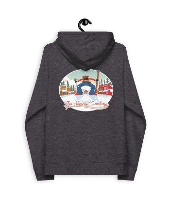 Sweat à capuche écologique Raglan unisexe Skiing Duel (face & dos) store