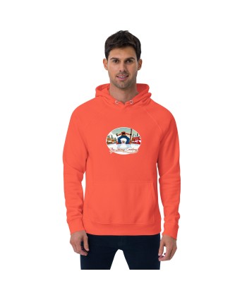 Sweat à capuche écologique Raglan unisexe Skiing Duel sélection de produits