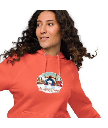 Sweat à capuche écologique Raglan unisexe Skiing Duel sélection de produits