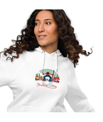 Sweat à capuche écologique Raglan unisexe Skiing Duel sélection de produits