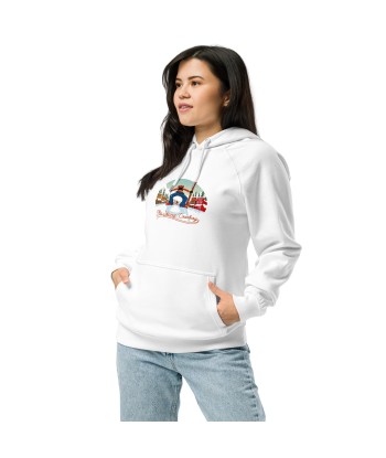 Sweat à capuche écologique Raglan unisexe Skiing Duel sélection de produits