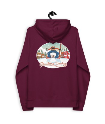 Sweat à capuche écologique Raglan unisexe Skiing Duel (face & dos) store