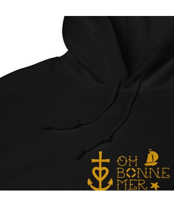 Sweat à capuche d'hiver unisexe Oh Bonne Mer 2 sur couleurs foncées Livraison rapide