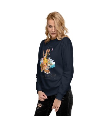 Sweatshirt premium unisexe License to Chill Vamos a la Playa 50-70% off 