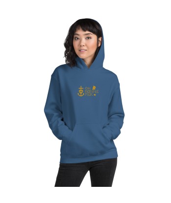 Sweat à capuche d'hiver unisexe Oh Bonne Mer 2 sur couleurs foncées Livraison rapide