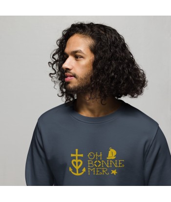 Sweat écologique unisexe Oh Bonne Mer 2 brodé gold en stock