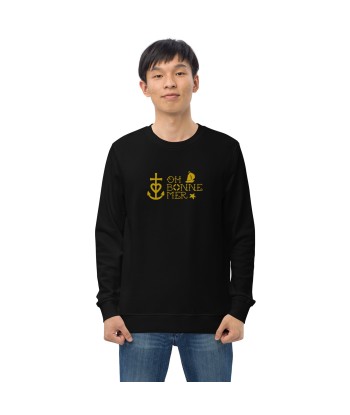 Sweat écologique unisexe Oh Bonne Mer 2 brodé gold en stock