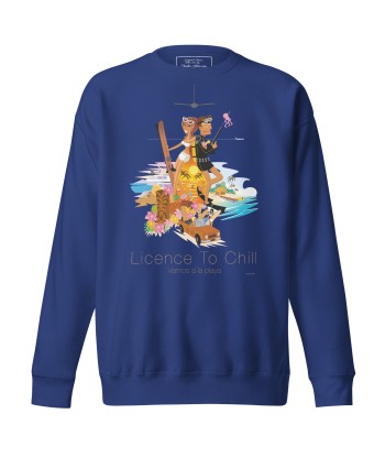 Sweatshirt premium unisexe License to Chill Vamos a la Playa 50-70% off 