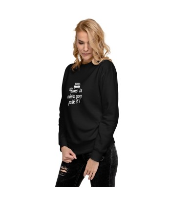 Sweatshirt premium unisexe White Surf Combi Home is where you park it En savoir plus