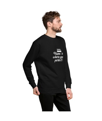 Sweatshirt premium unisexe White Surf Combi Home is where you park it En savoir plus