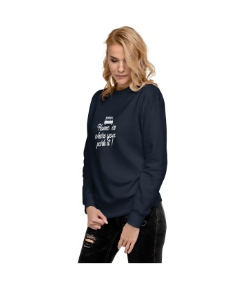 Sweatshirt premium unisexe White Surf Combi Home is where you park it En savoir plus