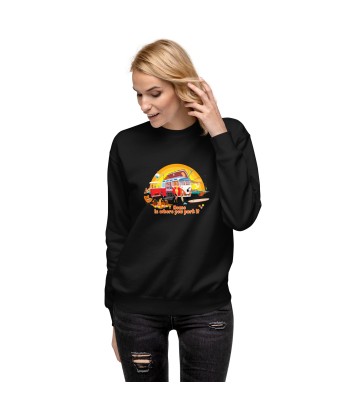 Sweatshirt premium unisexe Ultra Combi Home is where you park it sélection de produits