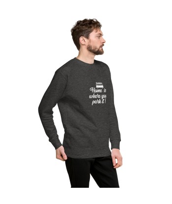 Sweatshirt premium unisexe White Surf Combi Home is where you park it En savoir plus