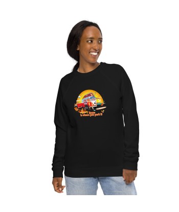 Sweatshirt écologique raglan unisexe Ultra Combi Home is where you park it online