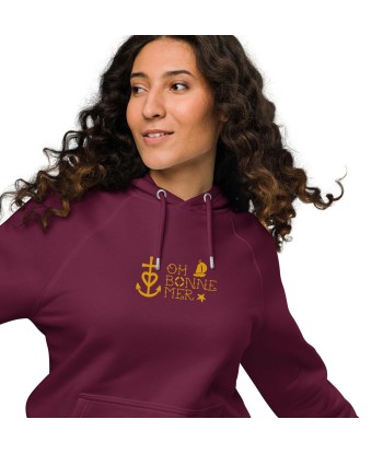 Sweat à capuche écologique Raglan unisexe Oh Bonne Mer 2 2024