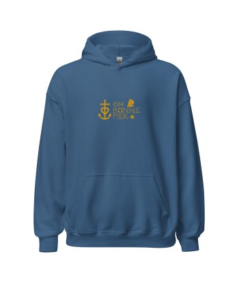 Sweat à capuche d'hiver unisexe Oh Bonne Mer 2 sur couleurs foncées Livraison rapide