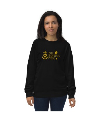 Sweat écologique unisexe Oh Bonne Mer 2 brodé gold en stock