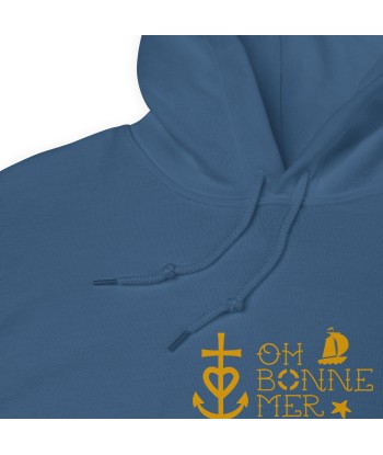 Sweat à capuche d'hiver unisexe Oh Bonne Mer 2 sur couleurs foncées Livraison rapide