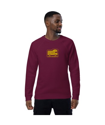 Sweatshirt écologique raglan unisexe Bold Camper Van Home is where you park it brodé gold Comparez plus de prix