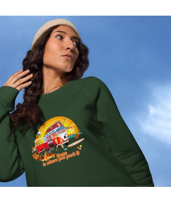 Sweatshirt écologique raglan unisexe Ultra Combi Home is where you park it online