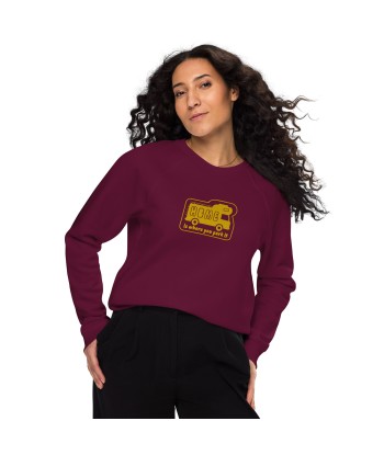 Sweatshirt écologique raglan unisexe Bold Camper Van Home is where you park it brodé gold Comparez plus de prix