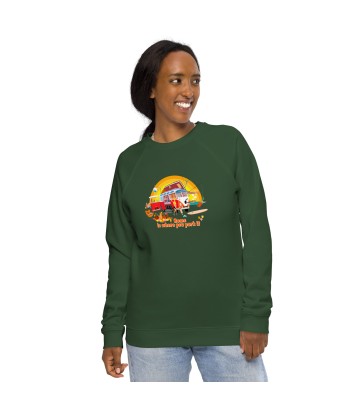 Sweatshirt écologique raglan unisexe Ultra Combi Home is where you park it online