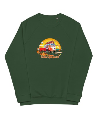 Sweatshirt écologique raglan unisexe Ultra Combi Home is where you park it online