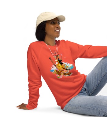 Sweatshirt écologique raglan unisexe License to Chill Vamos a la Playa rembourrage situé sous